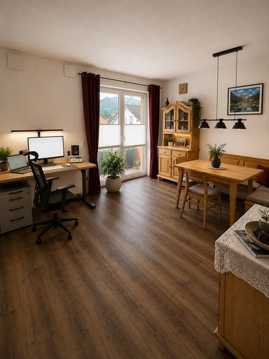 Wohnen im Grünen mit herrlichem Bergblick - Moderne 2-Zimmer-Wohnung – Foto 1