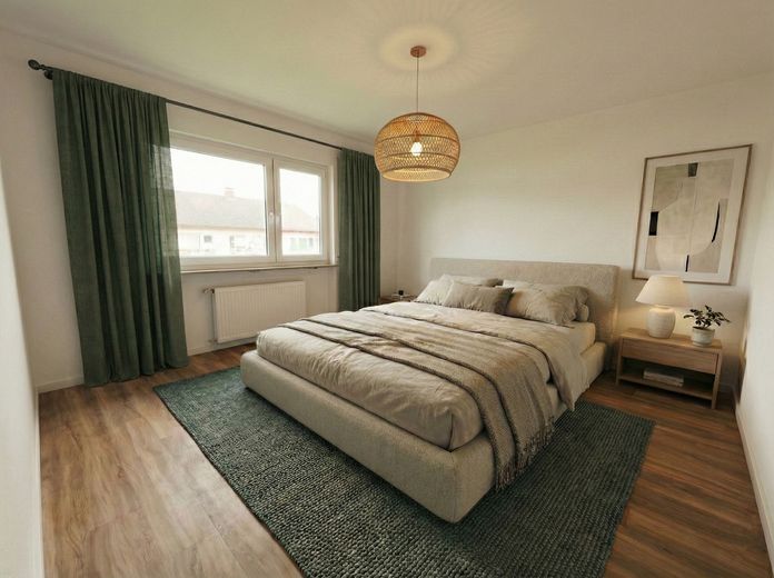 Bezugsfrei: sanierte, helle 3-Zimmer mit großem Balkon, Einbauküche inkl. Garage – Foto 23