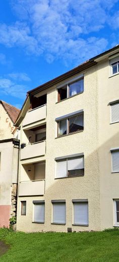 Rückansicht - sonnige Balkone