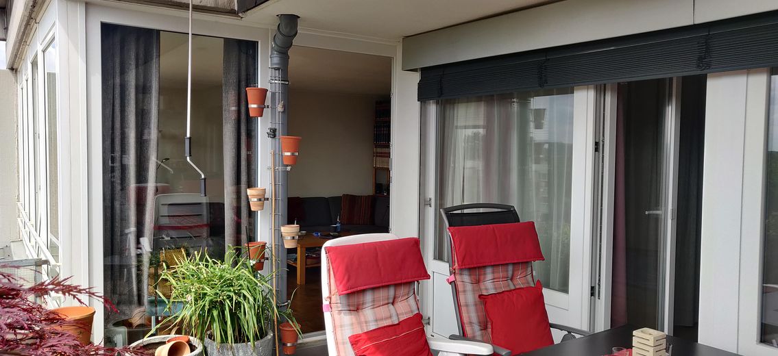 Hannover Teraslı Evinde 3 Kat Üzerine Yayılmış Muhteşem 4 Odalı Daire – Balkon