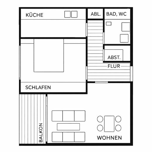 Grundriss Wohnung