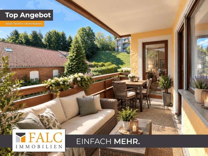 Wohnen am Kurpark – 2-Zimmer-Wohnung mit Balkon & Garage in Scheidegg – Foto 1