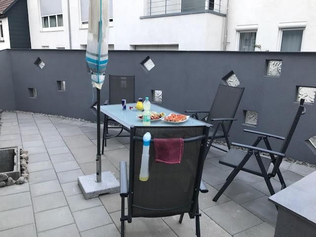 Terasse mit viel Privatsphäre