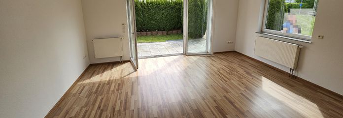 Wohnzimmer Zugang zur Terrasse