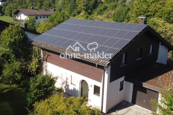 Rarität in Prien – Einfamilienhaus am Fluss Prien mit Bergblick, Wintergarten & PV