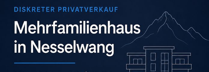 Venta privada discreta – Edificio residencial plurifamiliar en Nesselwang