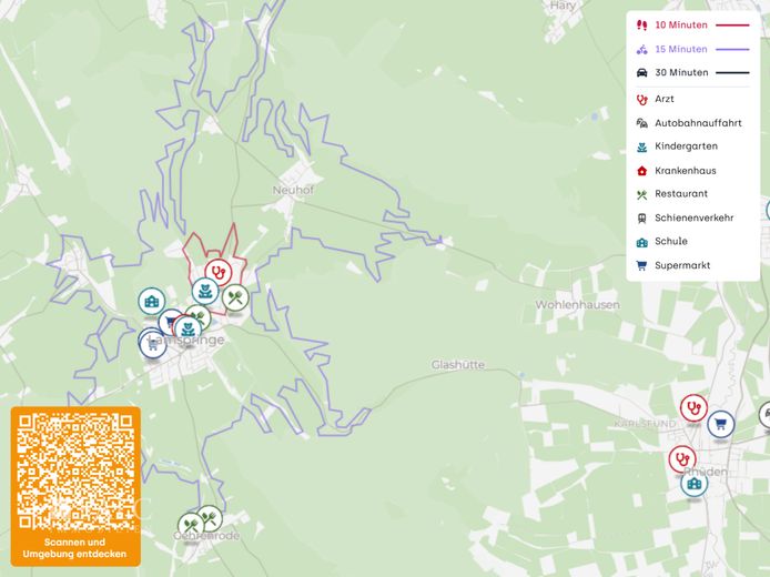 Mach mich fertig! (T)Raum in Roh - Bungalow in Lamspringe – Lageplan