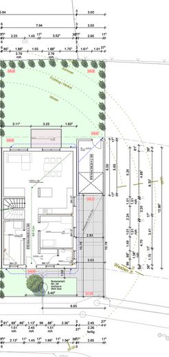 Moderne twee-onder-een-kapwoning met tuin en garage in Bad Münstereifel – Grundriss EG