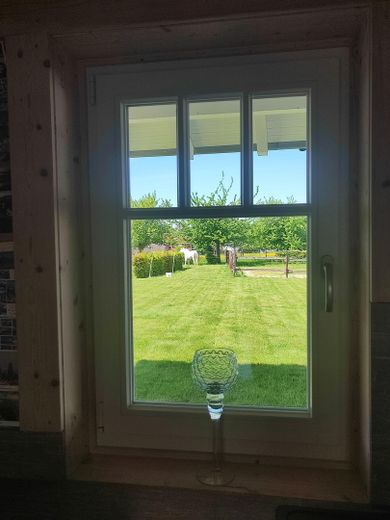 Blick aus dem Küchenfenster
