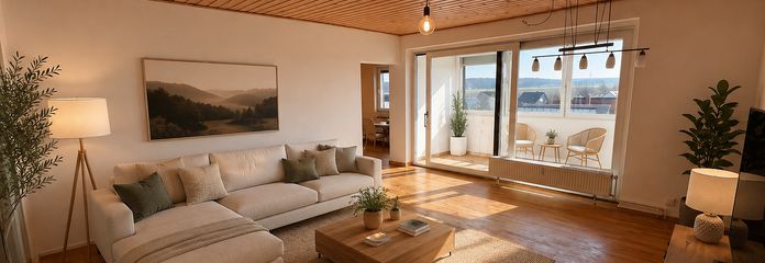 Helle 3,5–4-Zimmer-Wohnung mit Loggia & Stellplatz | 90 m² | provisionsfrei