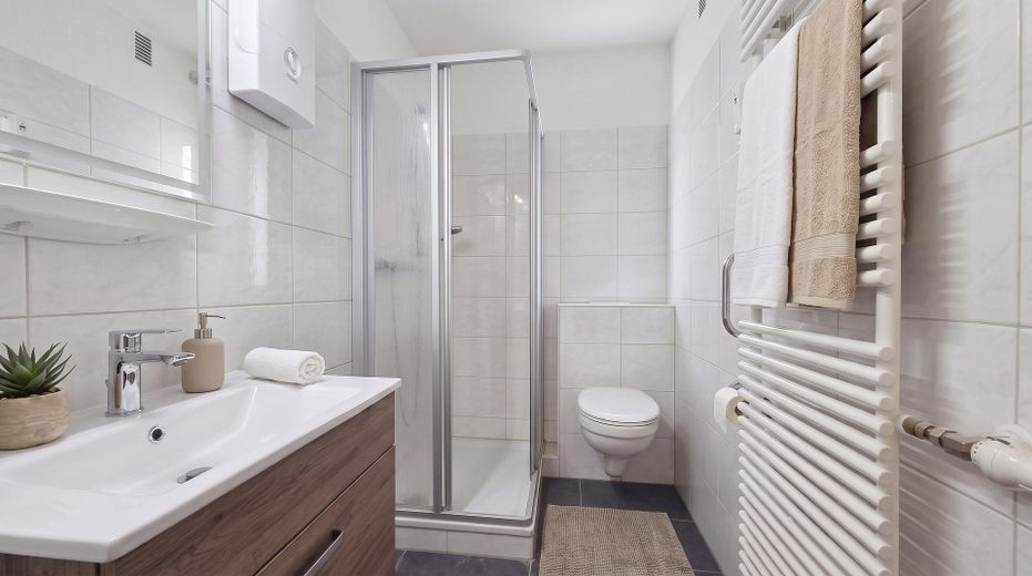 Kaufen ohne Eigenkapital - Sofort bezugsfertig - 2 Zimmer Wohnung mit Aufzug – Badezimmer