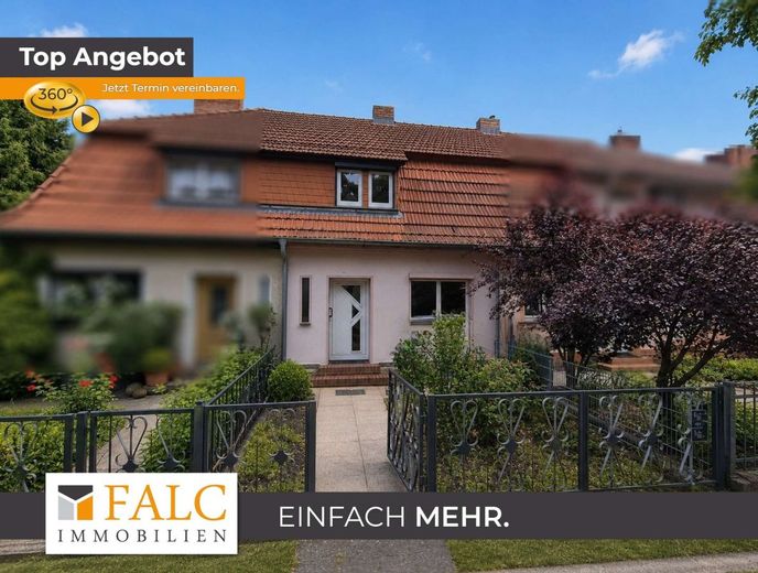 Attraktives Reihenhaus mit Terrasse, Garten und zahlreichen Extras - FALC Immobilien – Bild 1