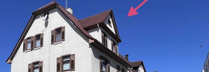 73207 Plochingen: 4-FH in der Innenstadt. Sanierungsbedürftig. Vermietet.