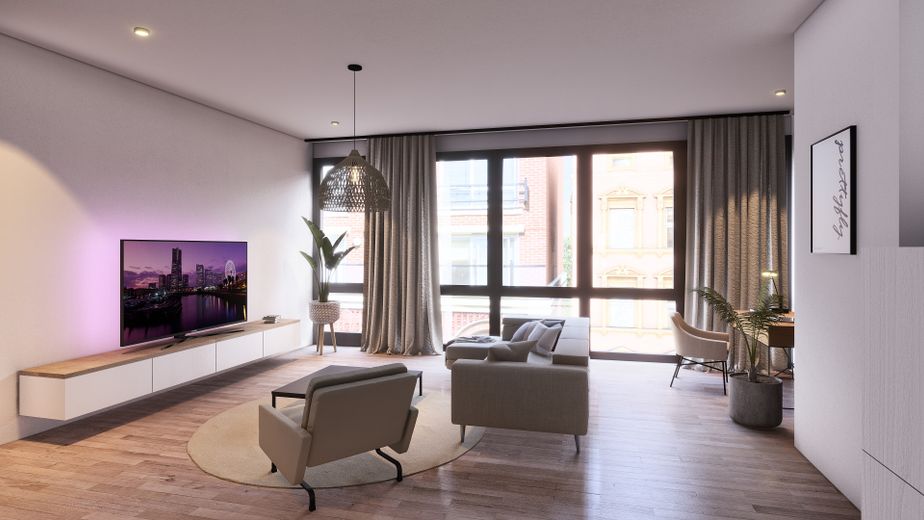 Offene Wohnraumgestaltung