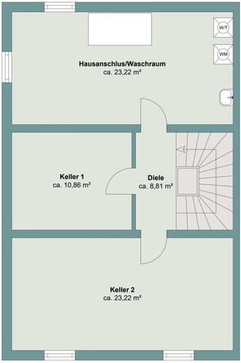 Großzügige Doppelhaushälfte mit warmem Wohngefühl, starkem Raumangebot und Süd-West-Garten – KG