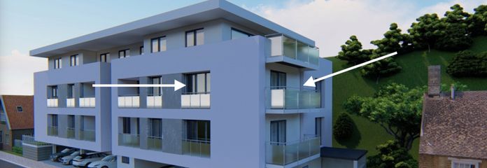 Helle 2,5-Zimmer-Wohnung mit Stellplatz & Balkon in Oberschopfheim