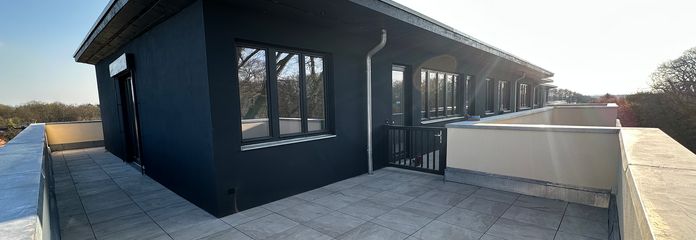 Abendterasse Küchenfenster