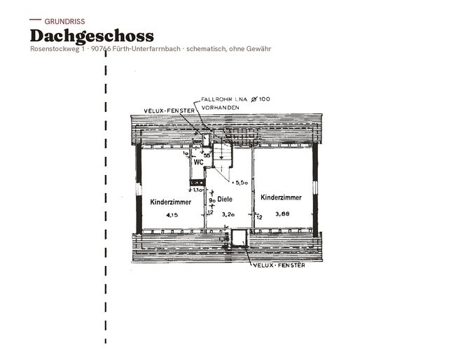 Grundriss Dachgeschoss