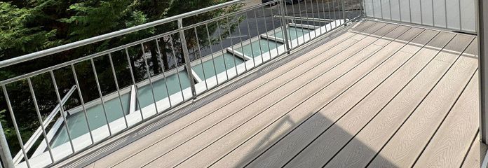 Großzügiger Balkon