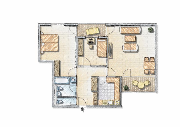 Traumhafte 3-Zimmer-Wohnung mit 2 Balkonen – Foto 22