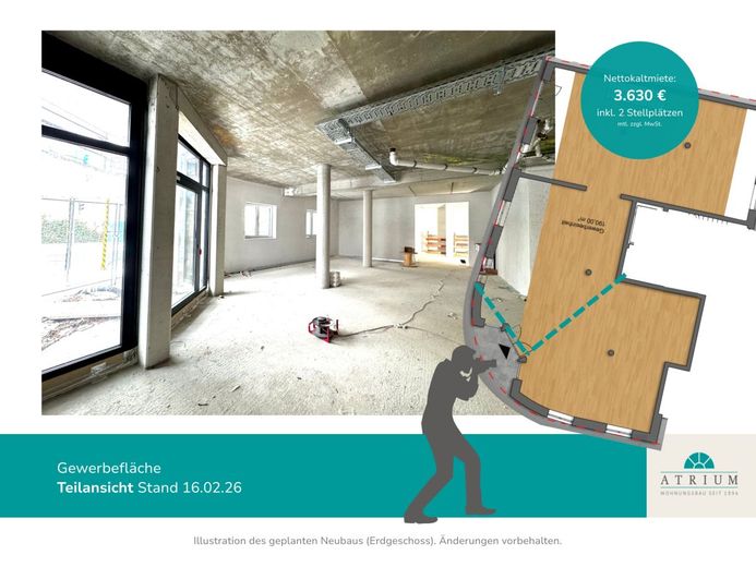 Nachhaltige Neubau-Gewerbeeinheit in Leipzig-Kleinzschocher - 2 Etagen + Stellplätze – nachhaltige-gewerbeimmobilie-leipzig-mieten
