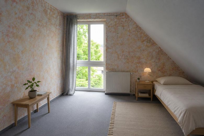 Lichtdurchflutetes Architektenhaus mit Schwimmteich – Kinderzimmer 1
