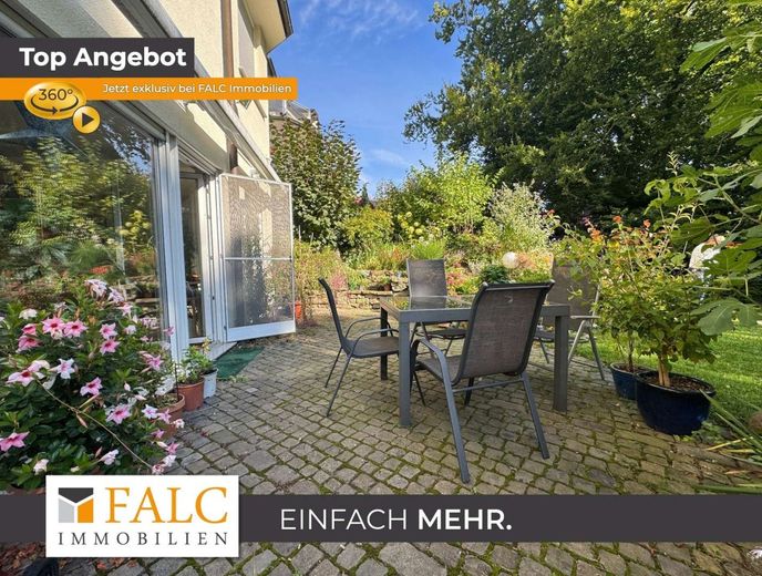 Gartenwohnung mit Hauscharakter - Terrasse, großer Garten &amp; Kamin in naturnaher Lage – Terrasse