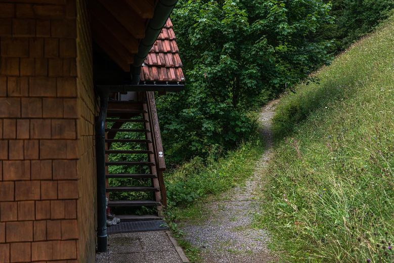 Privatweg zum Wald