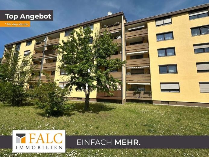 Moderne 3-Zimmer-Erdgeschosswohnung mit Balkon – Foto 1