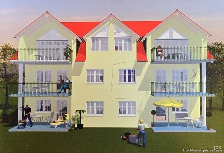 *** Coming Soon *** Vorankündigung ***
100 m² (ca. WFL+NFL) - Kapitalanlage-Wohnung - 
Beste Wohnlage - 1. Obergeschoss - Ruhstorf – Visualsierung aus der Bauphase