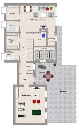 Grundriss Hanggeschoss