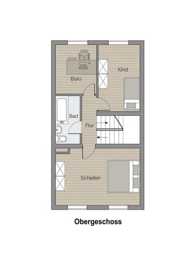 Commission-free terraced house living area 150sqm plot 230sqm Kattenesch – Foto 2