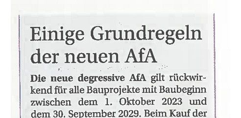 Neue AfA