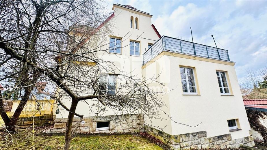 (R)eserviert!Modernisierte 1 bis 2 Familien Stadtvilla mit Maisonettewohnung in Traumlage – Rückansicht