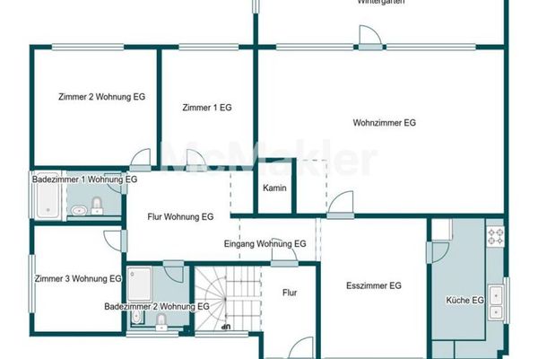Großzügiges Wohndomizil in Sereetz: 260 m² Wohnfläche, Kamin & Sauna auf 705 m² Grund