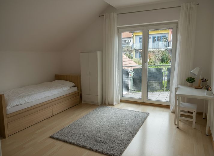 Charmantes Einfamilienhaus mit besonderem Wohnambiente – Kinderzimmer 1 mit KI 