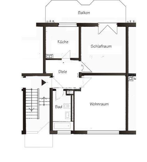 2 Zi-Wohnung zentral gelegen – Foto 10