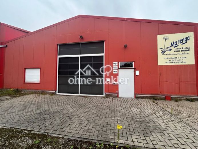 Gewerbehalle mit Büroräumen, WC´s und Sektionaltor (Rheine,Lingen,Ibbenbüren) – Foto 1