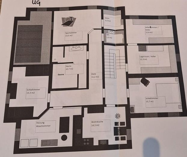 Grundriss Untergeschoss