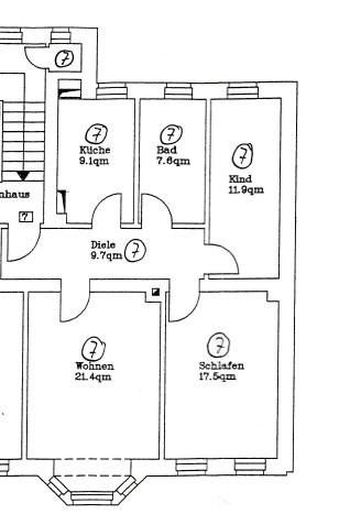 Attraktive 3‑Zimmer‑Wohnung m. neuem Bad u. EBK in Chemnitz–77,20 m²–fußl. z. TU (ab 01.09.26). – Foto 1