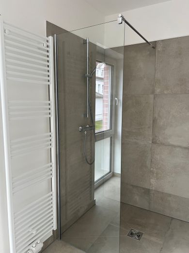 Erstbezug 3-Zimmer-Wohnung an der Stiftsmühle in Aurich – Badezimmer