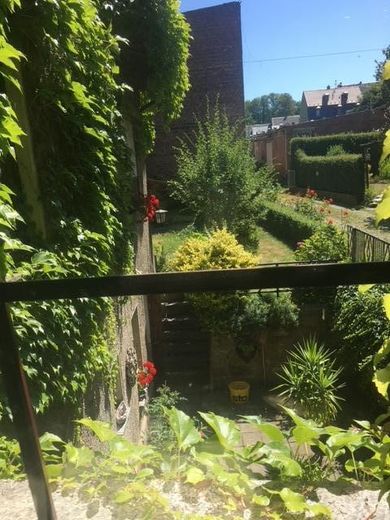 Gepflegtes Stadthaus mit Garten und Terrasse- Ohne Maklerprovision – Blick in den Garten vom Bad