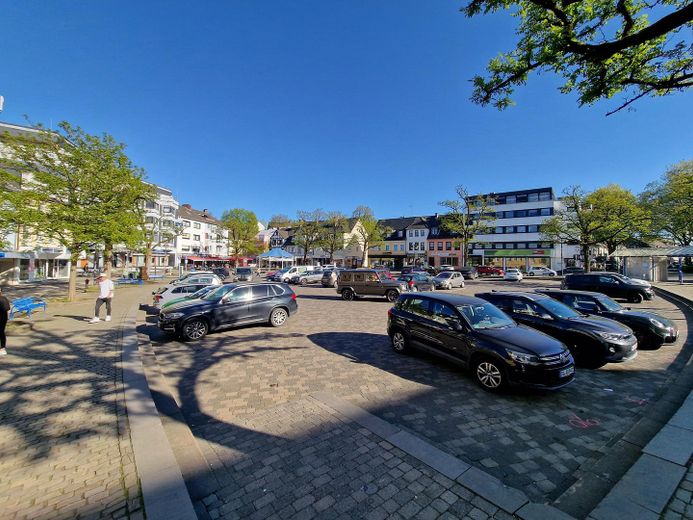 Parkplätze auf dem Markt