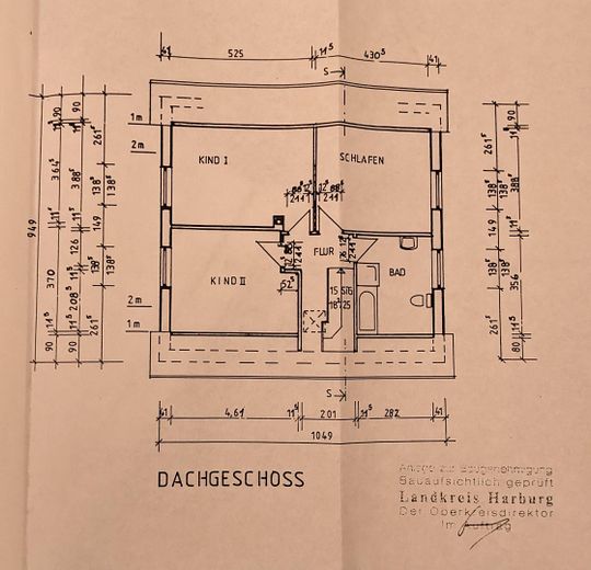 Einfamilienhaus in ruhiger Lage nahe Hamburg – Grundriss OG