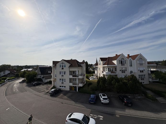 Aussicht durch Panoramafenster