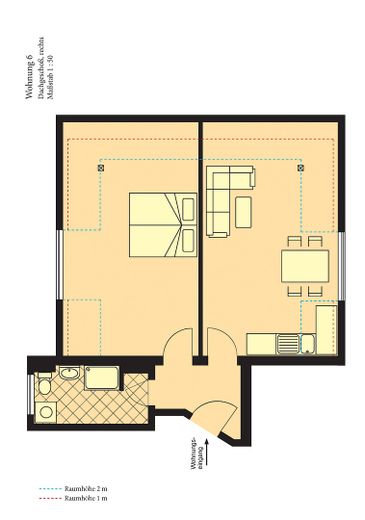 Grundriss Wohnung 6