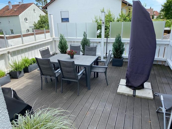 3-Zimmer-Dachterrassenwohnung Ingolstadt-Ringsee – Dachterrasse Süd