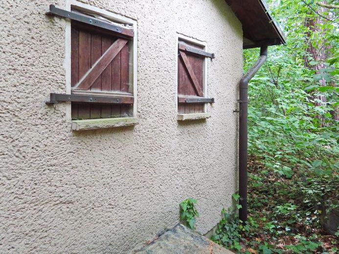 Schildow, Tschaikowskistraße, Komponistenquartier, provisionsfrei – Sommerhaus Detail Rückseite