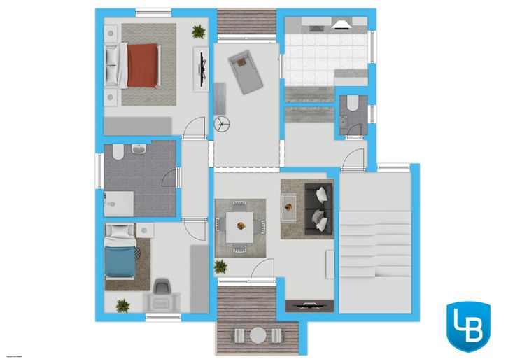 Wohnungsgrundriss