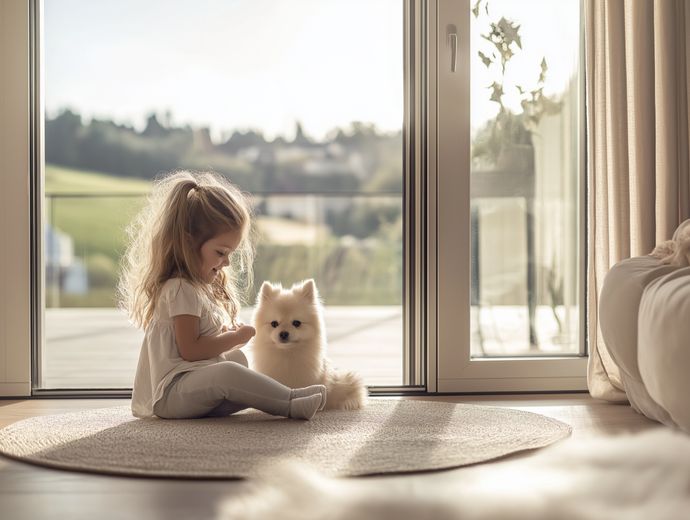 Für heute. Für morgen. Für Sie - 3-Zimmer mit Zukunft – Wohnzimmerbeispiel